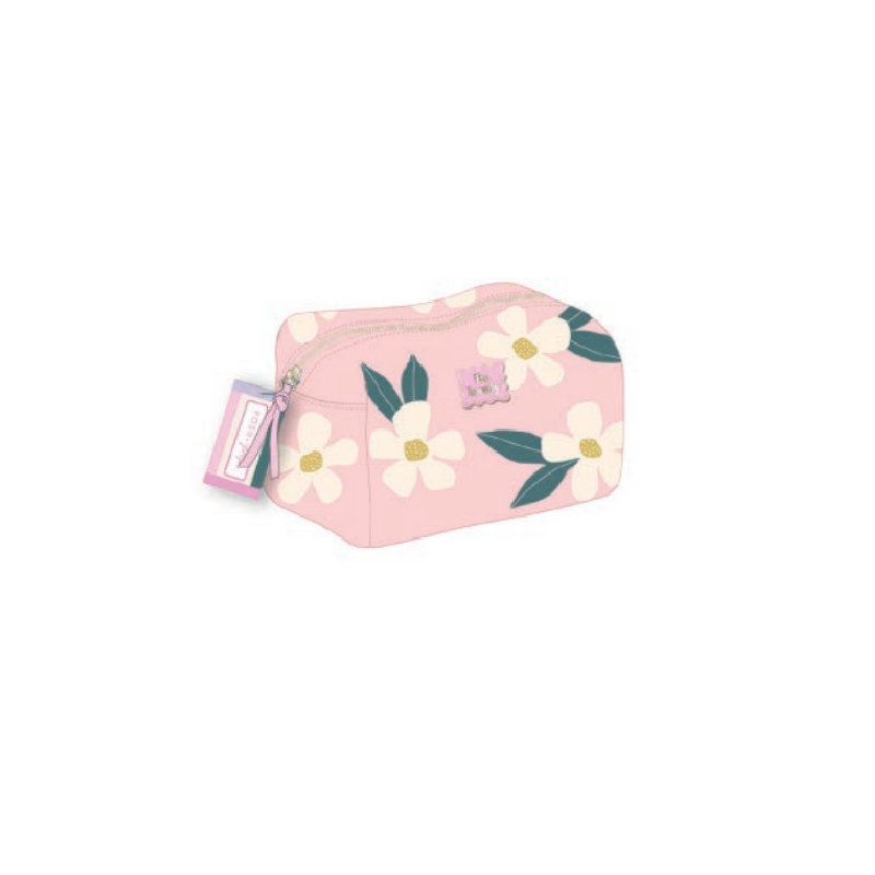 Seven Beauty Case Be Lovely 20×12×8 cm tessuto poliestere cerniera oro CO50065NT-C249P