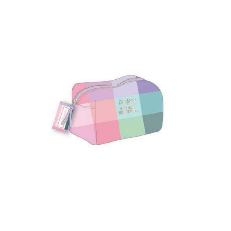 Seven Beauty Case Darling You Are Beautiful 20×12×8 cm tessuto poliestere cerniera dorata CO50065NS-C248C