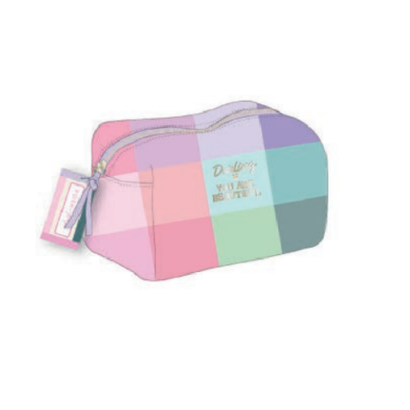 Seven Beauty Case Darling You Are Beautiful 20×12×8 cm tessuto poliestere cerniera dorata CO50065NS-C248C