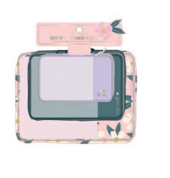 Seven Set organizer da viaggio 3 pezzi My Stuff tessuto poliestere con cerniera BA51428N-C249Y