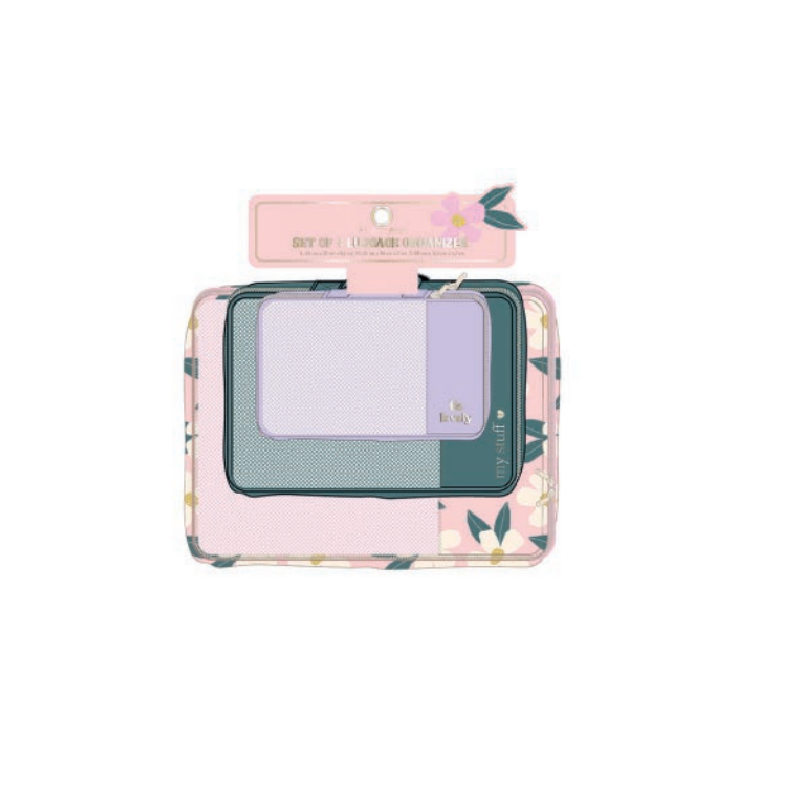 Seven Set organizer da viaggio 3 pezzi My Stuff tessuto poliestere con cerniera BA51428N-C249Y