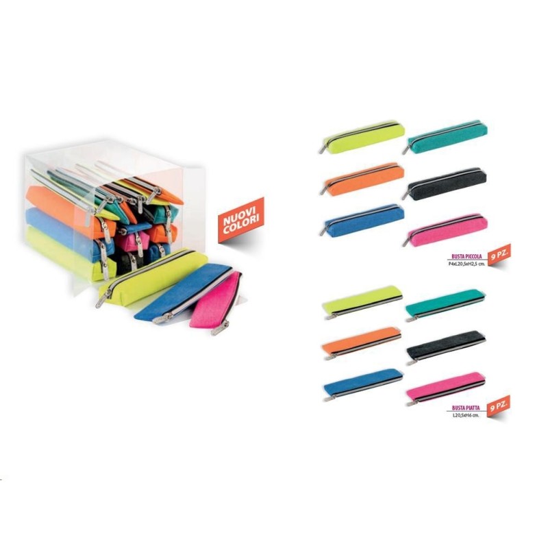 FAVORIT Bustina Piccola 1 zip colori ass. 18 pz.  PFAST-F14 400195475