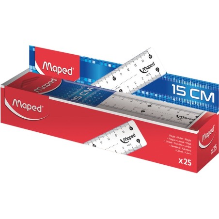 MAPED RIGHELLO INFRANGIBILE CM.15 -25pz 146507