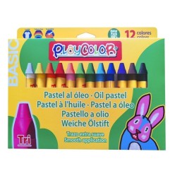 INSTANT PLAYCOLOR PASTELLI OLIO TRI BASIC  DA 12 21421