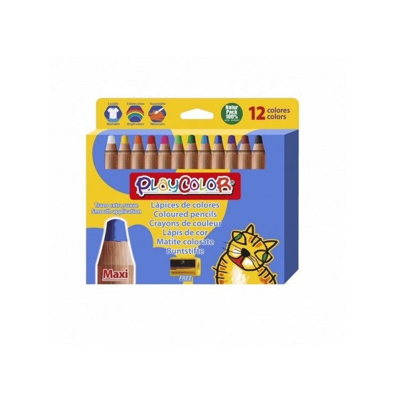 INSTANT PLAYCOLOR PASTELLI MAXI BASIC (12 COL) 20.631