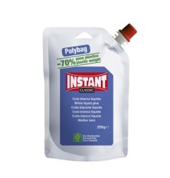 INSTANT COLLA BIANCA LIQUIDA ISTANTANEA 250gr IN FORMATO PLYBAG 20691