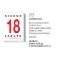 BLOCCO CALENDARIO MURALE 8,5X11,5 COMMERCIALE BM213