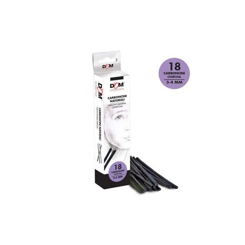 CARBONCINO CM.12 - SCATOLA PZ.18 - DIAM. MM.3-4  11935