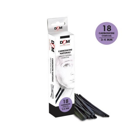 CARBONCINO CM.12 - SCATOLA PZ.18 - DIAM. MM.3-4  11935