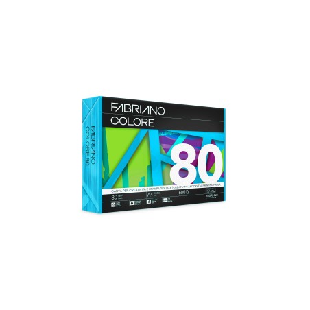 FABRIANO COLORE A4 80G -500fg -F- CIELO 76221297