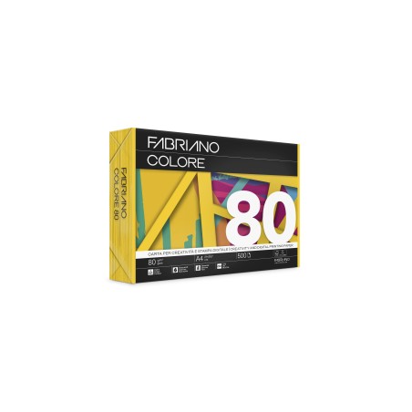 FABRIANO COLORE A4 80G -500fg -F- GIALLO 74621297