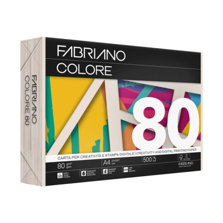 FABRIANO COLORE A4 80G -500fg -T- AVORIO 76321297
