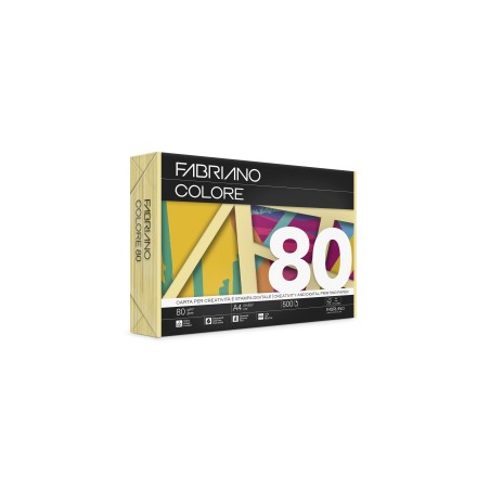 FABRIANO COLORE A4 80G -500fg -T- BANANA 75021297