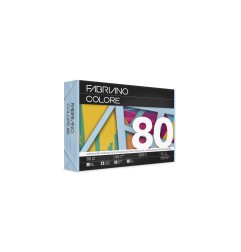 FABRIANO COLORE A4 80G -500fg -T- CELESTE 74721297