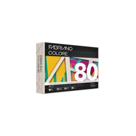 FABRIANO COLORE A3 80G -250fg -T- AVORIO 76329742