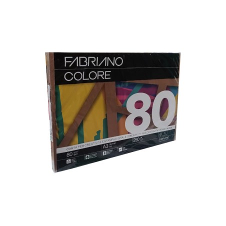 FABRIANO  250 fogli Carta fotocopie Fabriano Colore A3 80 gr Marrone 76429742