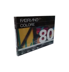 Fabriano Colore 76529742 A3 80g Nero Risma 250 Fogli Carta Colorata