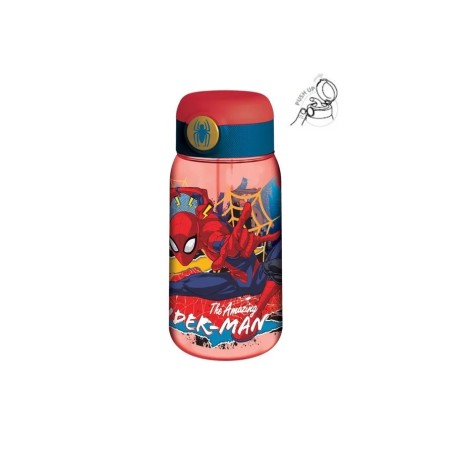 Borraccia Spiderman 510ml Polipropilene BPA Free con Cannuccia Pop-Up ST83542