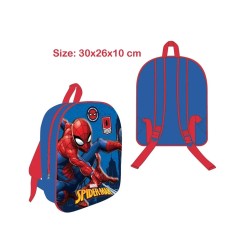 Zainetto Spiderman 3D 30x26x10cm Poliestere con Accessori Inclusi VVP1448SP