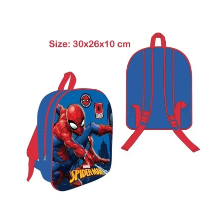Zainetto Spiderman 3D 30x26x10cm Poliestere con Accessori Inclusi VVP1448SP