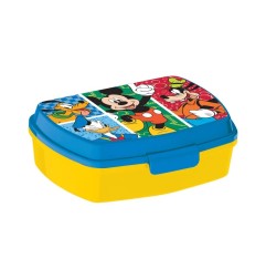 Portapranzo Rettangolare Mickey Mouse 17x14x6cm Plastica BPA Free ST81174