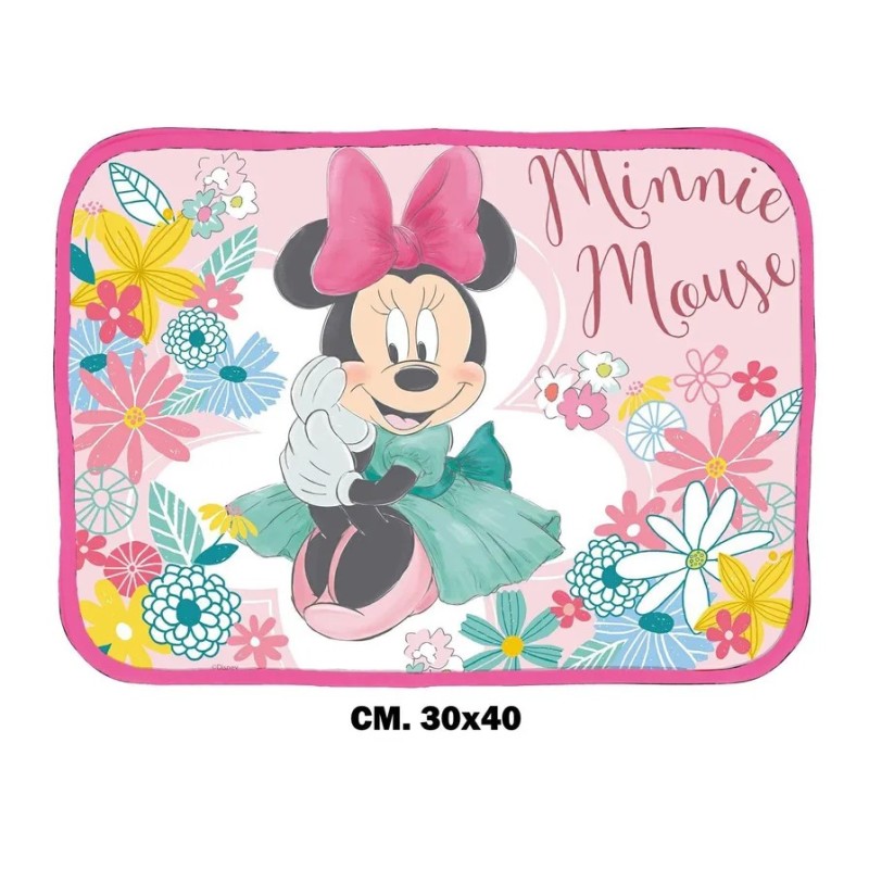 Tovaglietta Ripiegabile Minnie Mouse 30x40cm Poliestere Impermeabile TV11MN
