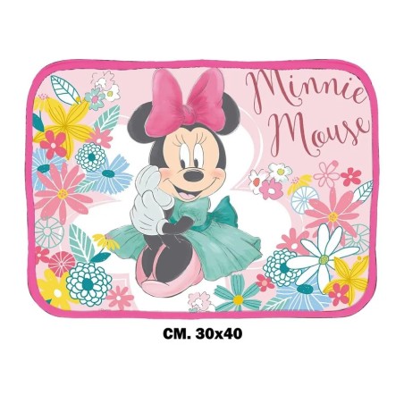 Tovaglietta Ripiegabile Minnie Mouse 30x40cm Poliestere Impermeabile TV11MN