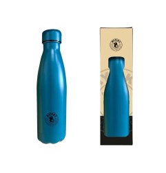 Borraccia Termica Ottanio 500ml Alluminio con Tappo a Vite e Doppia Camera MP27OT