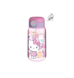 Borraccia Hello Kitty 510ml Polipropilene BPA Free con Cannuccia Pop-Up ST81752