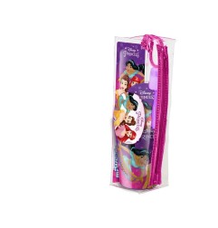 Set Igiene Orale Princess 3 Pezzi Dentifricio 75ml Spazzolino Morbido Bicchiere RBPO010