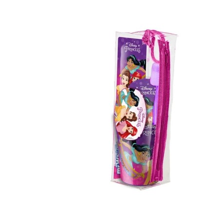Set Igiene Orale Princess 3 Pezzi Dentifricio 75ml Spazzolino Morbido Bicchiere RBPO010