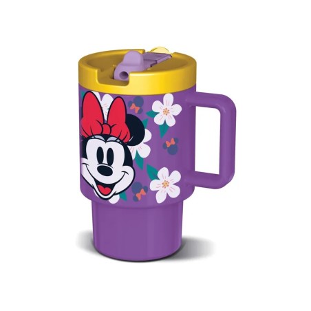 Tazza Minnie 530ml Polipropilene BPA Free con Manico e Beccuccio ST81256
