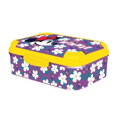 Portamerenda Minnie All Colored 17x13.5x6.2cm Plastica BPA Free Chiusura Sicura ST81243