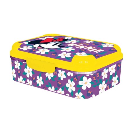 Portamerenda Minnie All Colored 17x13.5x6.2cm Plastica BPA Free Chiusura Sicura ST81243