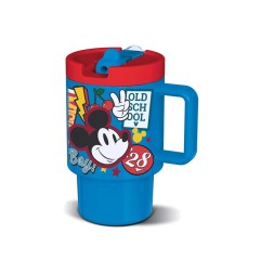 Tazza Mickey Mouse 530ml Polipropilene BPA Free con Manico e Beccuccio ST81156