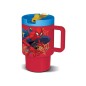 Tazza Spiderman 530ml Polipropilene BPA Free con Manico e Beccuccio ST83556