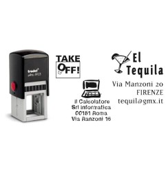 TRODAT Timbro PRINTY 4923 Autoinchiostrante 30x30 mm