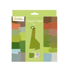 Avenue Mandarine Carta Origami 20 x 20 cm 70g 60 fogli fantasia Dino OR512C