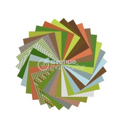 Avenue Mandarine Carta Origami 20 x 20 cm 70g 60 fogli fantasia Dino OR512C