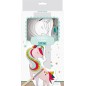 Avenue Mandrine Frinends to Paint Simone l'unicorno in cotone 24 cm con 6 colori glitter PP035C