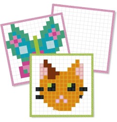 Avenue Mandarine Graffy Pixel Animali Domestici 24 fogli 250g GY131C