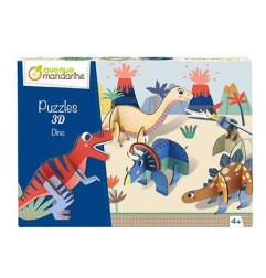 Avenue Mandarine Puzzle Circo 3D tema Dinosauri 25 pz PU016C