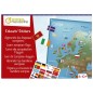 Avenue Mandarine Set Educativo Bandiere Europee Mappa Cartone 30x42 cm KC138C
