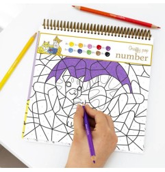 Avenue Mandarine Graffy Colora con i numeri Gatti GY156C