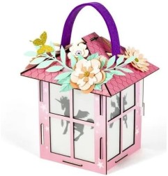 Avenue Mandarine Scatola Creativa Lanterna Unicorni 23x16x4 cm KC158C