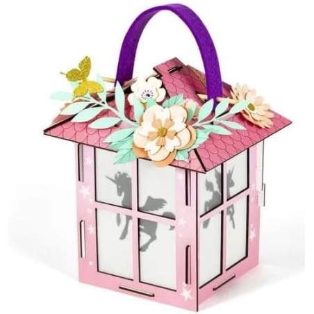 Avenue Mandarine Scatola Creativa Lanterna Unicorni 23x16x4 cm KC158C