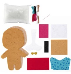 Avenue Mandarine Kit Cucito Bulldog Enzo Feltro 27 cm Ago Filo Imbottitura KC117C