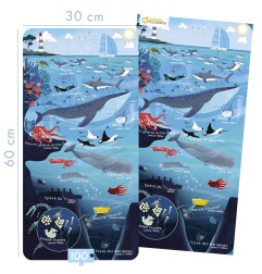 Avenue Mandarine Puzzle Educativo Marine World 100 pz formato 185 × 270 mm PU024C