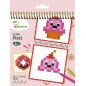 Avenue Mandarine Graffy Pixel Dolciumi Kawaii 24 fogli 15 × 15 cm carta 250 g/m² spiralato GY099C