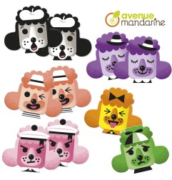 Avenue Mandarine Memory Funny Faces 24 pezzi 12 coppie testa barboncino JE527C